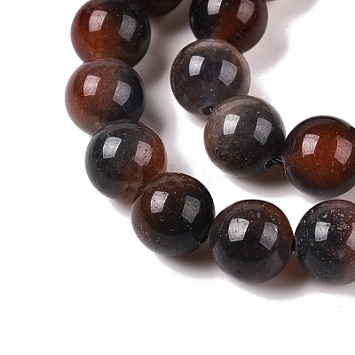 Dyed Natural White Jade Beads Strands G-T138-8mm-210-14-1