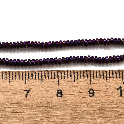 Electroplated Synthetic Non-magnetic Hematite Beads Strands X-G-L613-G01-01D-1