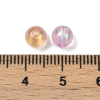 Transparent Acrylic Beads OACR-B031-06-6mm-1