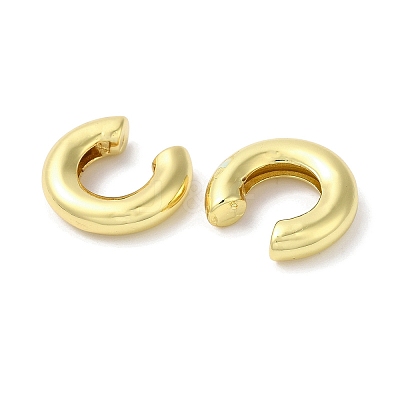 Rack Plating Brass Cuff Earrings for Women EJEW-F315-01G-1