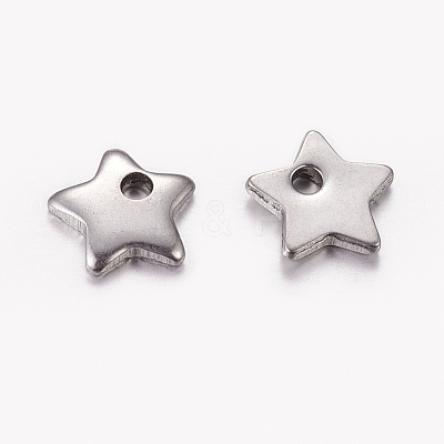 Tarnish Resistant 304 Stainless Steel Charms STAS-K002-19A-1