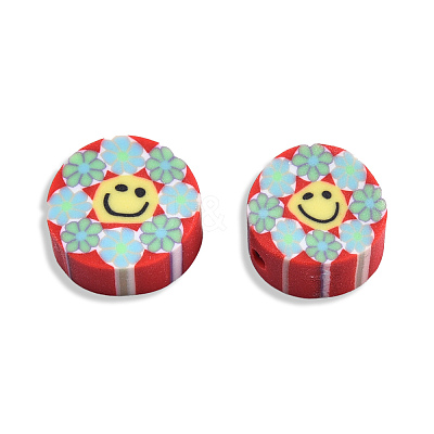 Handmade Polymer Clay Beads CLAY-T019-14C-1