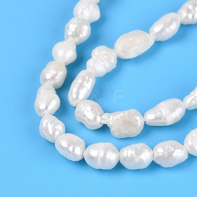 Natural Baroque Keshi Pearl Beads Strands LS-PEAR-N031-01B-1