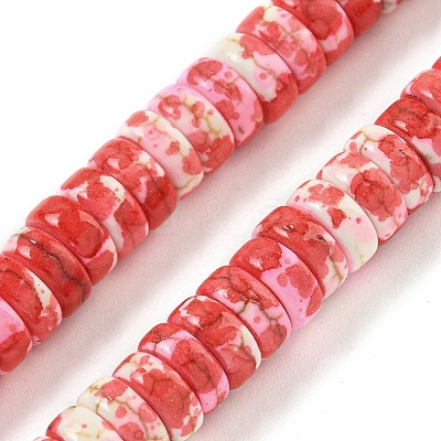 Baking Paint Synthetic Turquoise Beads Strands G-H060-02B-12-1