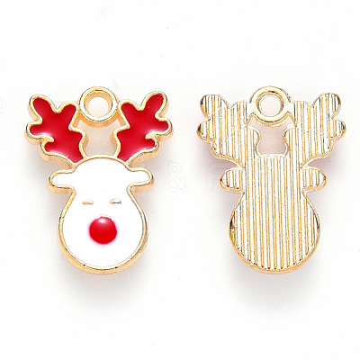 Alloy Enamel Pendants ENAM-S121-013-1
