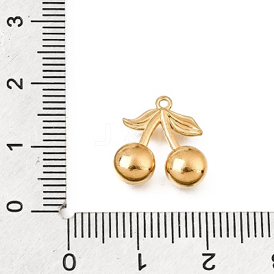 304 Stainless Steel Rhinestone Pendants STAS-E531-10G-1