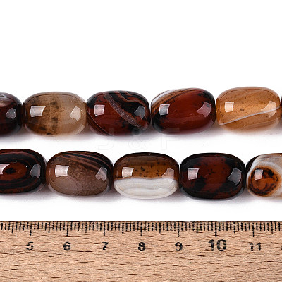 Natural Agate Beads Strands G-N356-02A-10-1