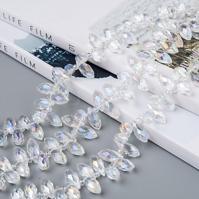 Crystal Glass Beads Strands X-GLAA-D033-01-1
