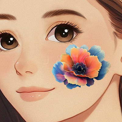 Plastic Makeup Painting Practice Board MRMJ-WH0101-004-1