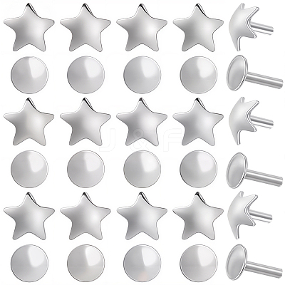 30Pcs 2 Styles 925 Sterling Silver Flat Head Pins STER-SC0001-70P-1