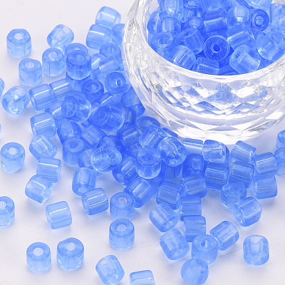 Transparent Glass Bugle Beads SEED-S050-C-001-1
