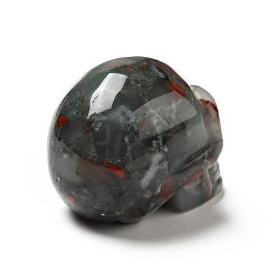 Halloween Natural African Bloodstone Display Decorations DJEW-K015-30-1