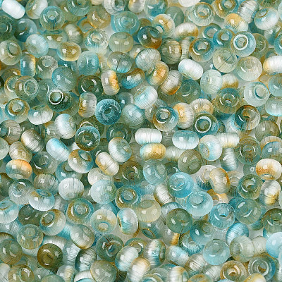 Imitation Cat Eye Glass Seed Beads SEED-N007-31H-1