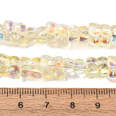 Transparent Glass Beads Strands GL-CBAAE04-02D-1