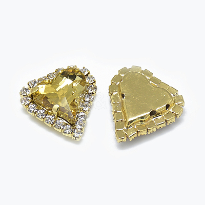 Sew on Rhinestone RGLA-T130-12x13-16KC-1
