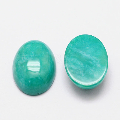 Imitation Amazonite Cabochons X-G-K021-18x13mm-09-1