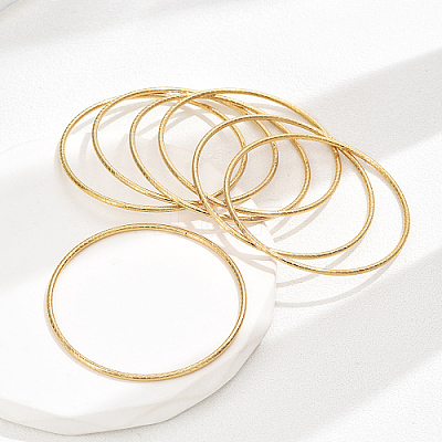 201 Stainless Steel Simple Thin Bangle TF0163-1