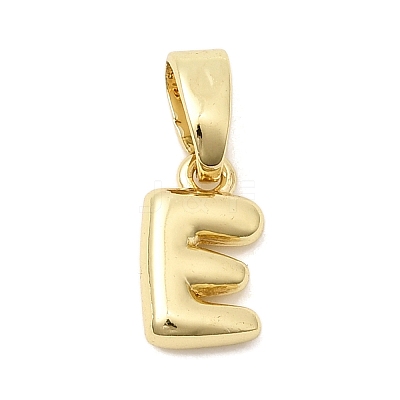 Brass Letter Charms KK-G554-22G-E-1