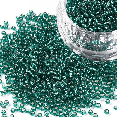 11/0 Grade A Transparent Glass Seed Beads X-SEED-Q007-F51-1