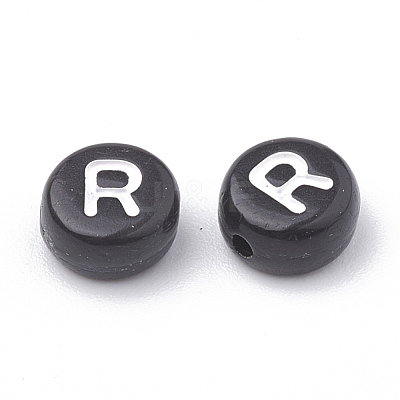 Opaque Acrylic Beads SACR-N002-02R-1