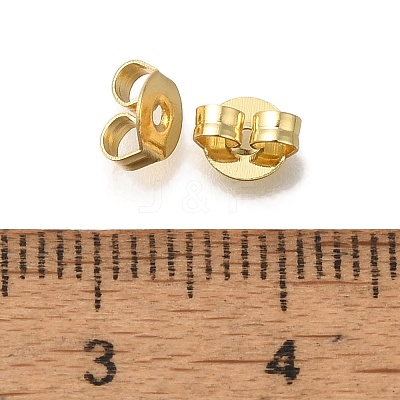 Rack Plating Brass Friction Ear Nuts KK-C081-04G-1