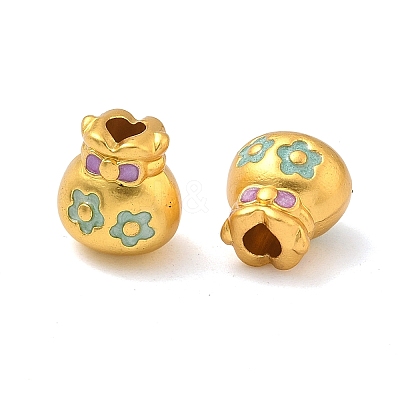 Alloy Enamel European Beads FIND-G111-02MG-01-1