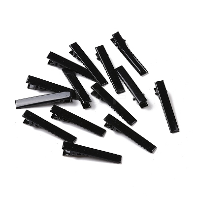 Iron Flat Alligator Hair Clip Findings PHAR-S039-46mm-1