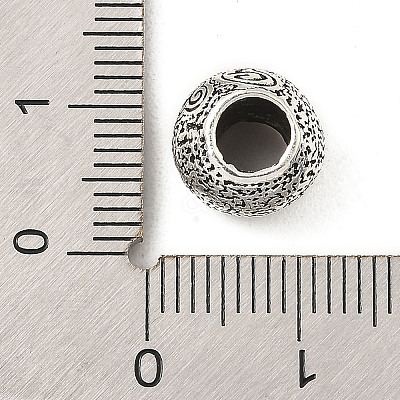 Tibetan Style Alloy European Beads FIND-E041-03AS-1