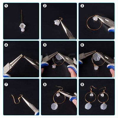 DIY Bohemia Earring Making Kit DIY-AR0003-03-1
