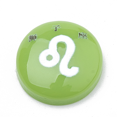 Constellation/Zodiac Sign Resin Cabochons LS-CRES-N010-07I-1