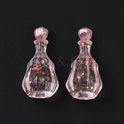 Dummy Bottle Transparent Resin Cabochon LS-RESI-E025-06B-1