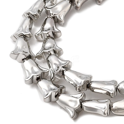 Electroplate Glass Beads Strands EGLA-F166-14P-1