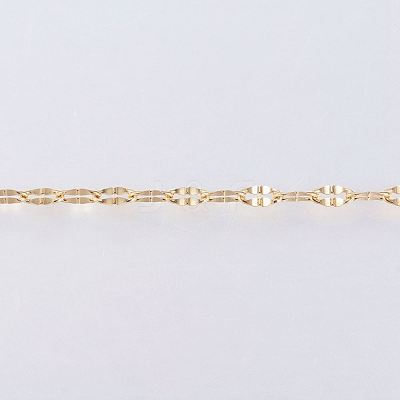 3.28 Feet Handmade Ion Plating(IP) 304 Stainless Steel Dapped Chains X-CHS-H007-60A-1