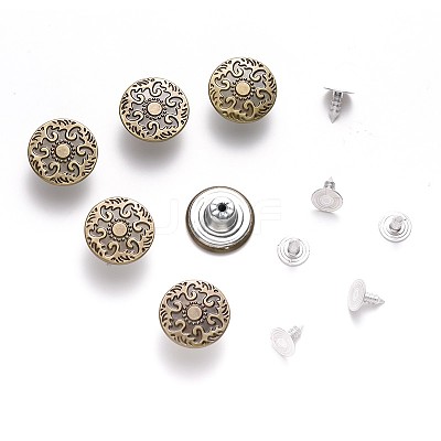 Iron Button Pins for Jeans LS-BUTT-Q044-14AB-1