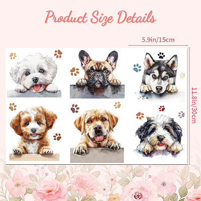 3 Sheets 3 Styles PVC Waterproof Decorative Stickers DIY-WH0404-092-1