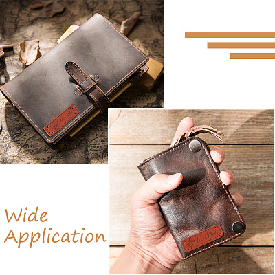 60Pcs 15 Style Imitation Leather Labels DIY-MP0001-04-1