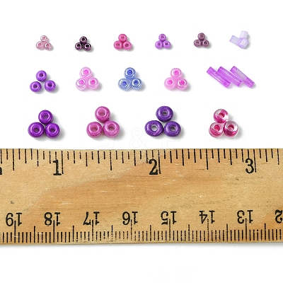 150G 15 Styles Baking Paint Glass Seed Beads SEED-FS0001-31B-1