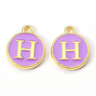 Golden Plated Alloy Enamel Charms LS-X-ENAM-S118-10H-1
