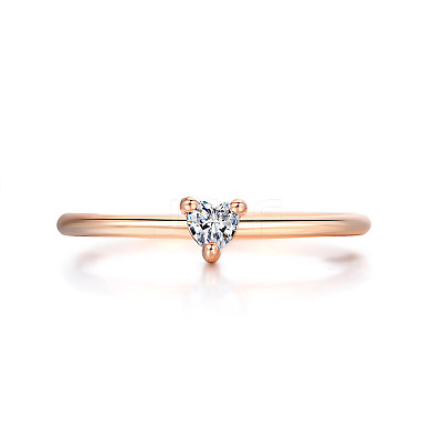 Brass Micro Pave Cubic Zirconia Finger Rings for Women FS-WG4BC3F-14-1