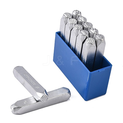 Iron Metal Stamps AJEW-L060-03L-1