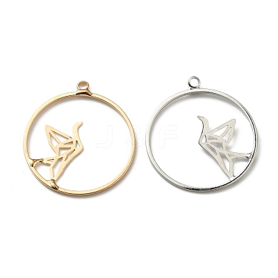 20Pcs 2 Colors Alloy Hollow Pendants FIND-UN0001-13-1