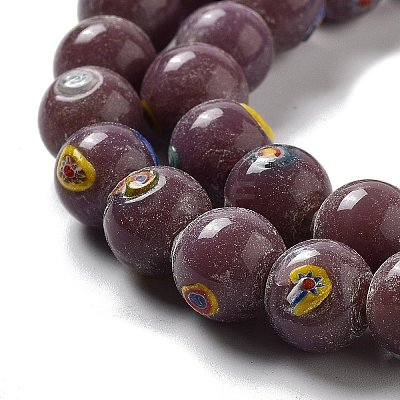 Handmade Nepalese Lampwork Beads LAMP-Z008-09F-1