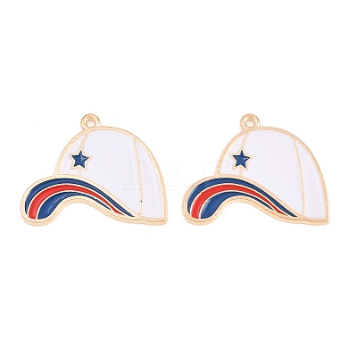 Sport Alloy Enamel Pendants ENAM-C035-01C-1