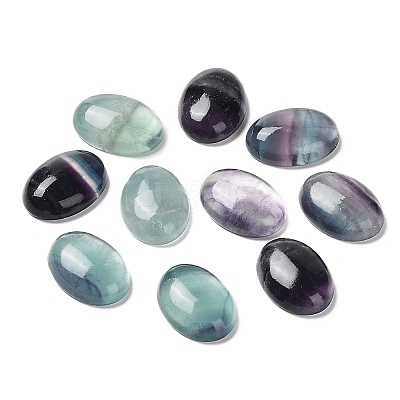 Natural Fluorite Cabochons G-H288-01C-1