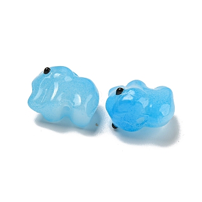 Handmade Transparent Glass Beads GLAA-N0028-01B-1
