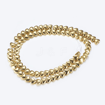 Non-magnetic Synthetic Hematite Beads Strands G-P338-27A-6mm-G-1