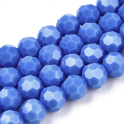 Opaque Glass Beads Stands X-EGLA-A035-P6mm-D07-1