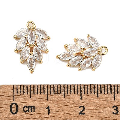 Brass Micro Pave Cubic Zirconia Pendants X-KK-S348-502-NF-1