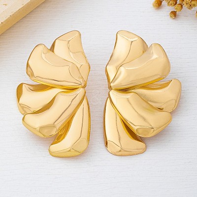 Alloy Stud Earrings for Women WGA091D-02-1