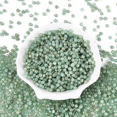 Picasso Baking Paint Glass Seed Beads SEED-N007-35D-1